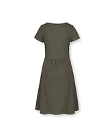 Hope & Henry Women's Tie Waist Knit Dress