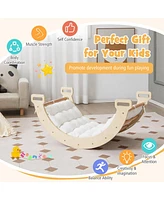 2-in-1 Arch Rocker with Soft Cushion for Toddlers