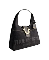 True Religion Frayed Denim Hobo