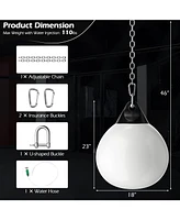 21 Inch Water Punching Bag with Adjustable Metal Chain
