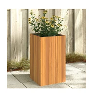 Garden Planter 13.8"x13.8"x23.6" Solid Wood Acacia