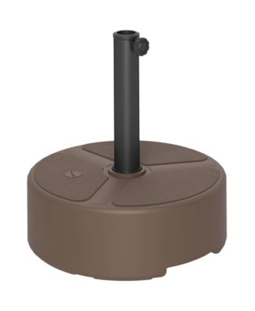 Outsunny Round Patio Umbrella Base Holder Outdoor Umbrella Sd