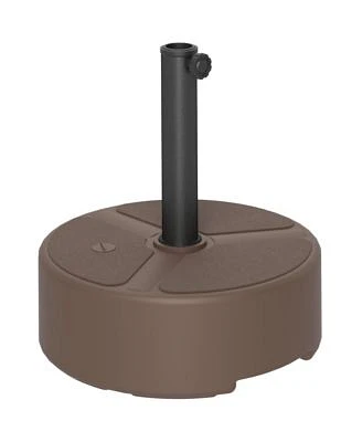 Outsunny Round Patio Umbrella Base Holder Outdoor Umbrella Sd