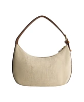 Tommy Bahama Lurex Linen Zip-Top Hobo