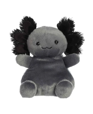 Aurora Small Party Sized Onyx Axolotl Palm Pals Adorable Plush Toy Black 8"