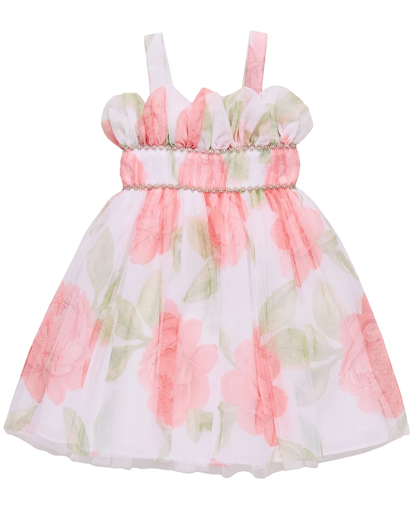 Bonnie Jean Toddler and Little Girls Petal Bodice Party Dress