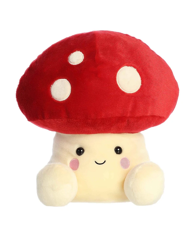 Aurora Medium Party Sized Amanita Mushroom Palm Pals Adorable Plush Toy Red 12"