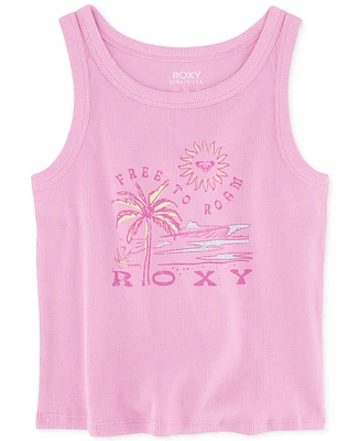 Roxy Big Girls Free To Roam Fitted Stretchy Tank Top