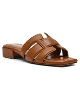Anne Klein Women's Loyal Square Toe Slide Flat Sandals