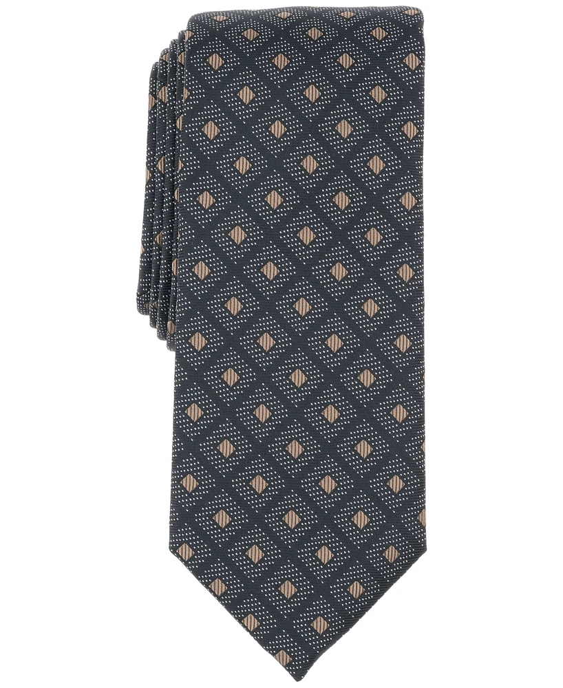 Alfani Men's Ballaton Medallion Tie, Exclusively at Macy's