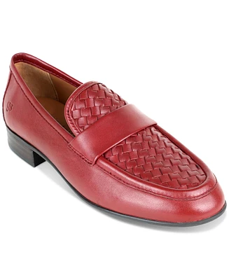 Gentle Souls Women's Crew Woven-Vamp Loafers