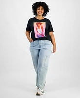 Hybrid Apparel Trendy Plus Cotton Whitney Houston Graphic Tee