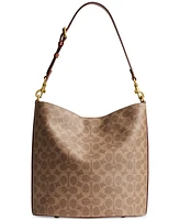 Coach Willow Small Soft Signature Canvas Bucket Bag