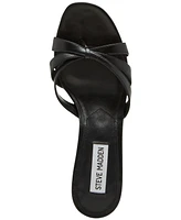 Steve Madden Women's Cary Strappy Kitten-Heel Mule Sandals