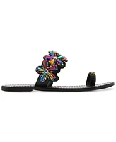 Steve Madden Women's Emmey Flower Detailed Slide Sandals