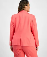 Tahari Asl Plus Twill Blazer