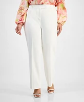 Tahari Asl Plus Bird Eye Pants