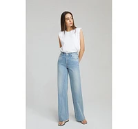 Hey Joanie Women's Angeles High Rise Baggy Jeans