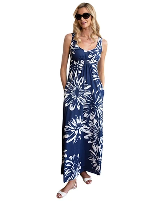 HotSquash London Women's Empire Line Maxi Dress