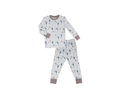 Everly Grey Little Boys Emerson Fitted Long Sleeve Two-Piece Pajamas