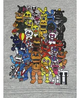 Five Nights at Freddy's Boys Animatronic Characters Heather Grey Sweatshirt-xl