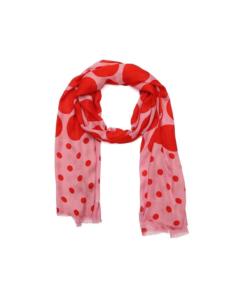 Kate Spade New York Women's Seasonless Dot Oblong Scarf