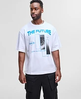 Mode of One Men's The Future Relaxed-Fit Graphic T-Shirt, Exclusively at Macy's