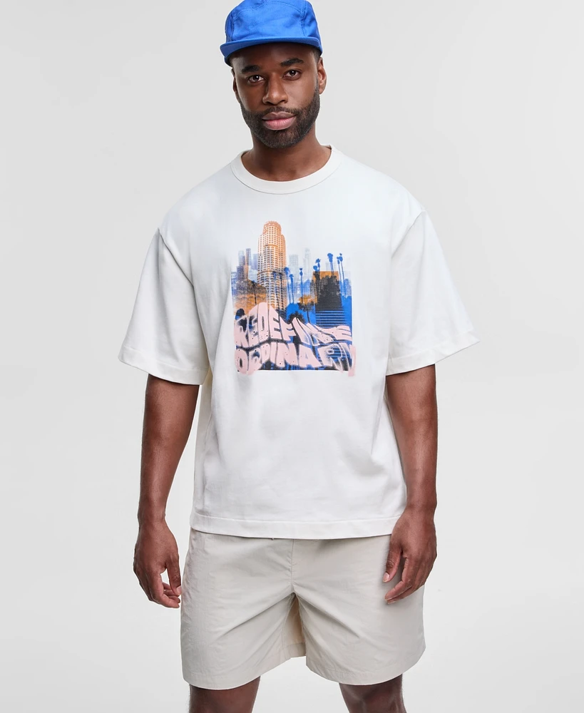 Mode of One Men's Redefine Ordinary Relaxed-Fit Graphic T-Shirt, Exclusively at Macy's