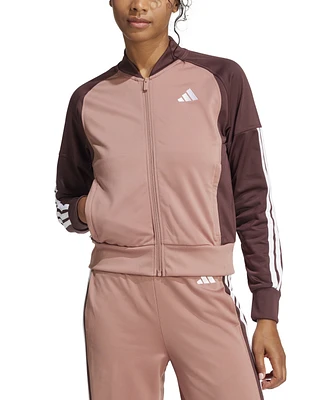 adidas Women's Colorblocked Tricot Tracksuit Jacket