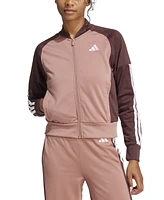 adidas Women's Colorblocked Tricot Tracksuit Jacket