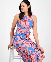 Rachel Roy Women's Isca Ruffled Sleeveless Midi Dress