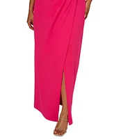 Aidan by Adrianna Papell Plus Embellished Crepe Gown