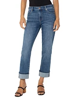 Liverpool Los Angeles Women's Marley Girlfriend Cuffed Jeans