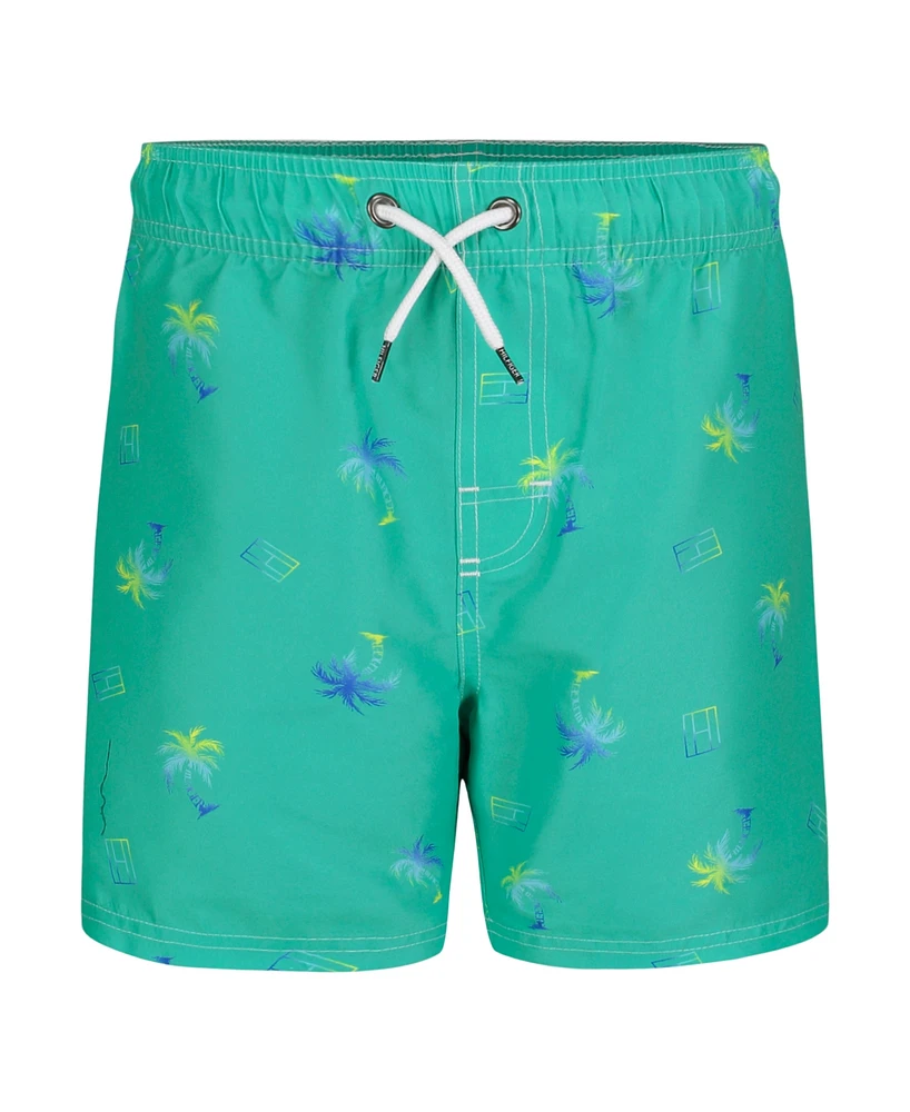 Tommy Hilfiger Big Boys Palm Swim Trunk