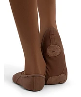 Capezio Girls Hanami Canvas Narrow Ballet Shoe