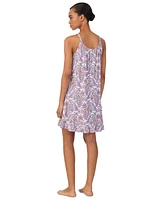 Lauren Ralph Women's Printed Double-Strap Nightgown