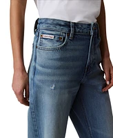 Calvin Klein Jeans Women's 90s Straight-Leg Rigid