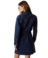 Calvin Klein Jeans Women's Tied Denim Shirtdress