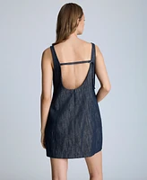 Kenneth Cole Women's Open-Back Shift Dress