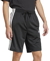 adidas Men's Three-Stripes 10" Tricot Shorts