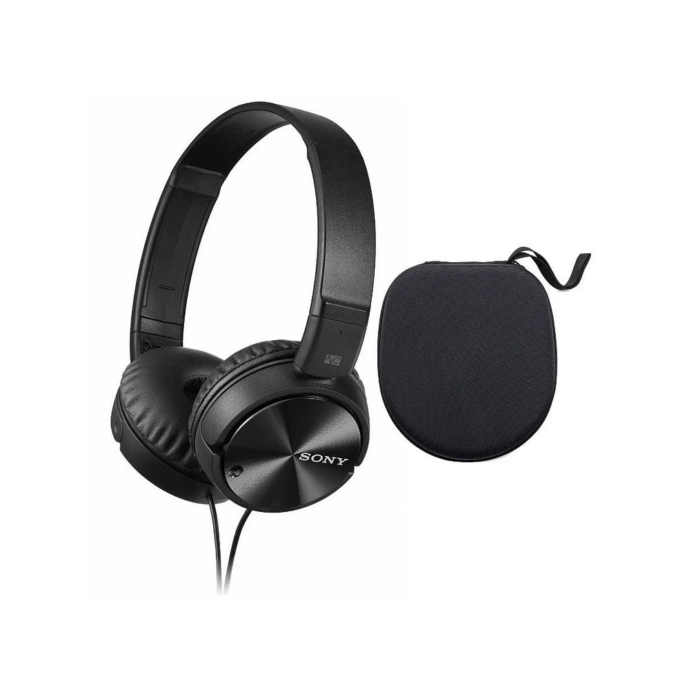 Sony ZX110NC Noise Cancelling Headphones with Protective Headphone Case