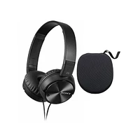 Sony ZX110NC Noise Cancelling Headphones with Protective Headphone Case