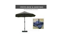 Outdoor Beach Umbrella – Uv-Resistant Shade for Beach, Picnic, or Relaxation