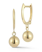 Rachel Zoe Fine Jewelry 14K Gold Ball Dangle Drop Earrings