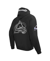 Pro Standard Men's Black Colorado Avalanche Paint the City Pullover Hoodie