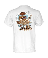 Blue 84 Men's and Women's White Texas Longhorns First Sec Game Matchup T-Shirt