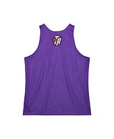 Mitchell & Ness Men's Purple/White Toronto Raptors Hardwood Classics Reversible Mesh Practice Jersey