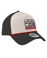 New Era Men's Stone/Black Dale Earnhardt 9FORTY Rope Adjustable Hat