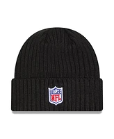 New Era Men's Black Denver Broncos 2024 Nfl Crucial Catch Cuffed Knit Hat