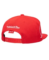 Mitchell & Ness Men's Red Boston Red Sox Just Don x Mlb Lux Script Snapback Hat